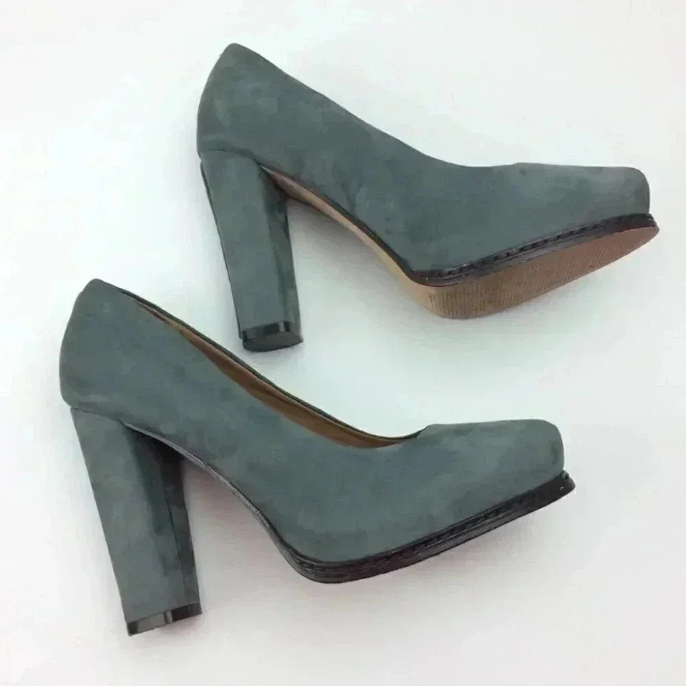 Ella Moss Leather suede Pumps Size 71/2M - Picture 5 of 8